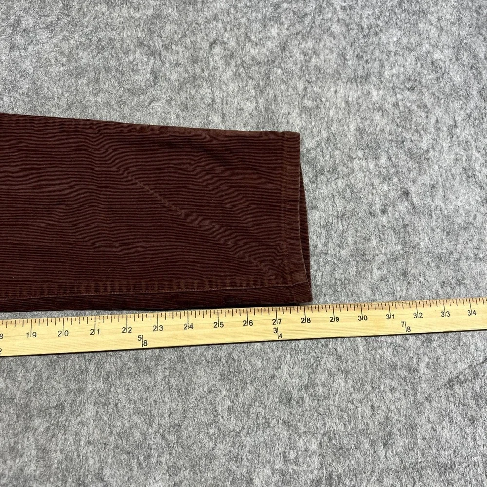 Vince Pants Mens 31‎ Brown Corduroy Chino Stretch 5 Pocket Straight Casual 31x28